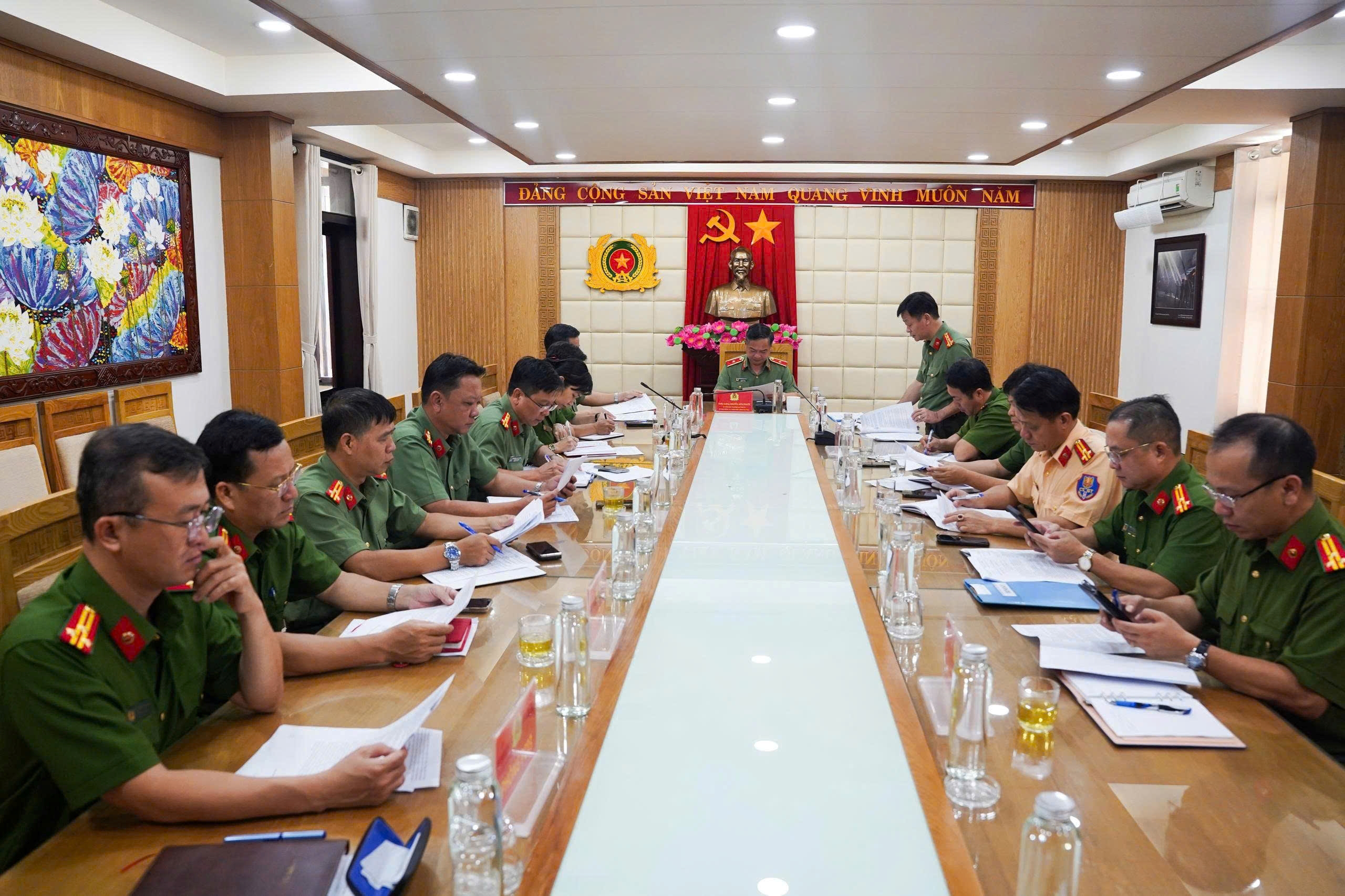 Công an tỉnh Khánh Hòa họp triển khai kế hoạch phân công nhiệm vụ thực hiện dự án xây dựng trụ sở Công an tỉnh (cơ sở 2)