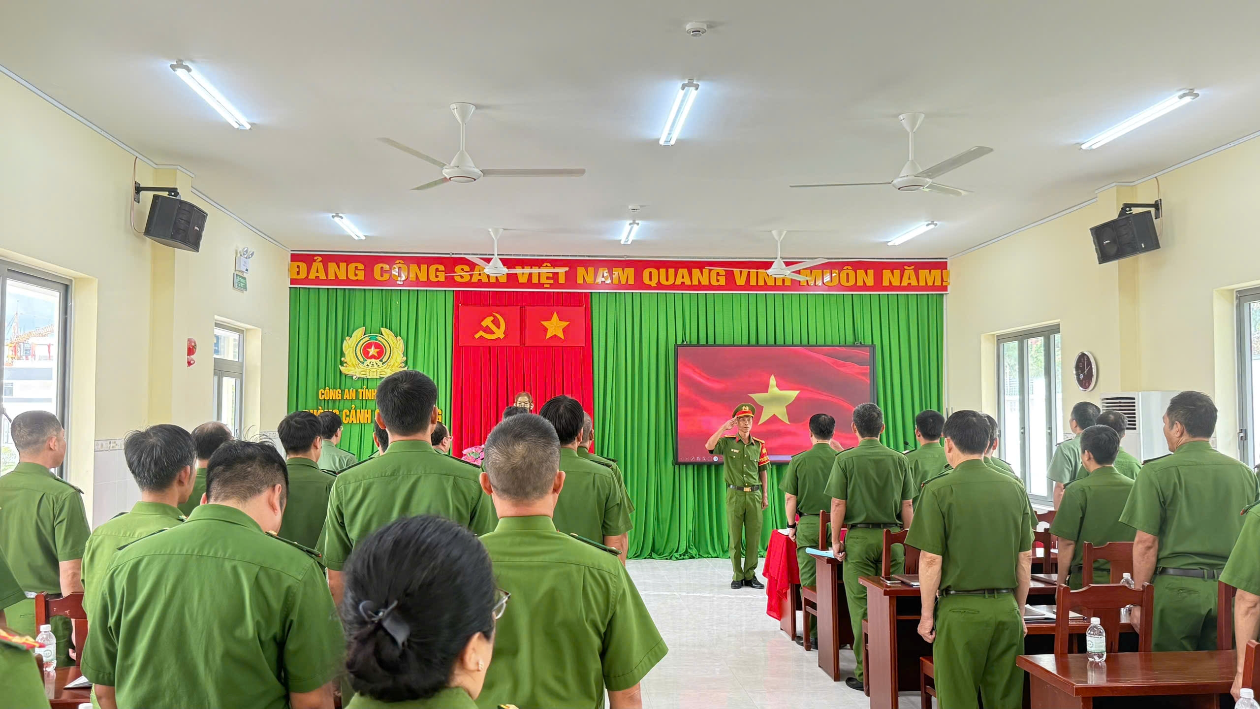 Hội nghị sơ kết công tác 6 tháng đầu năm 2026 của Phòng Cảnh sát cơ động