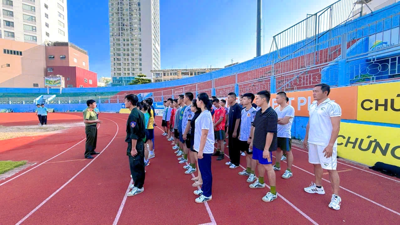 Phòng Cảnh sát cơ động tham gia kiểm tra rèn luyện thể lực “Công an khỏe” năm 2026