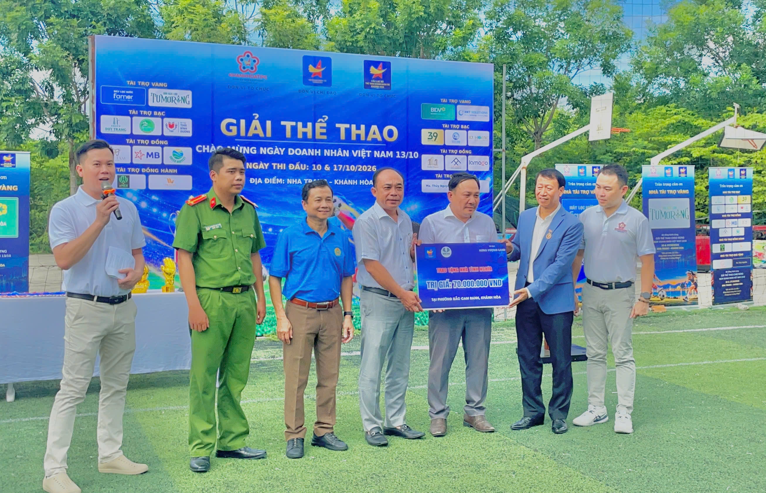 Phòng Cảnh sát cơ động tham dự Giải bóng đá giao lưu Doanh nhân trẻ Khánh Hòa năm 2026