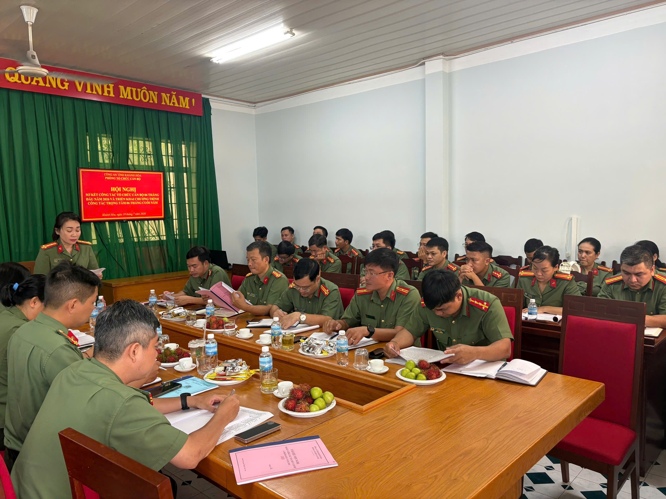 Phòng Tổ chức cán bộ tổ chức Hội nghị sơ kết công tác tổ chức cán bộ 6 tháng đầu năm 2026 và triển khai chương trình công tác trọng tâm 6 tháng cuối năm
