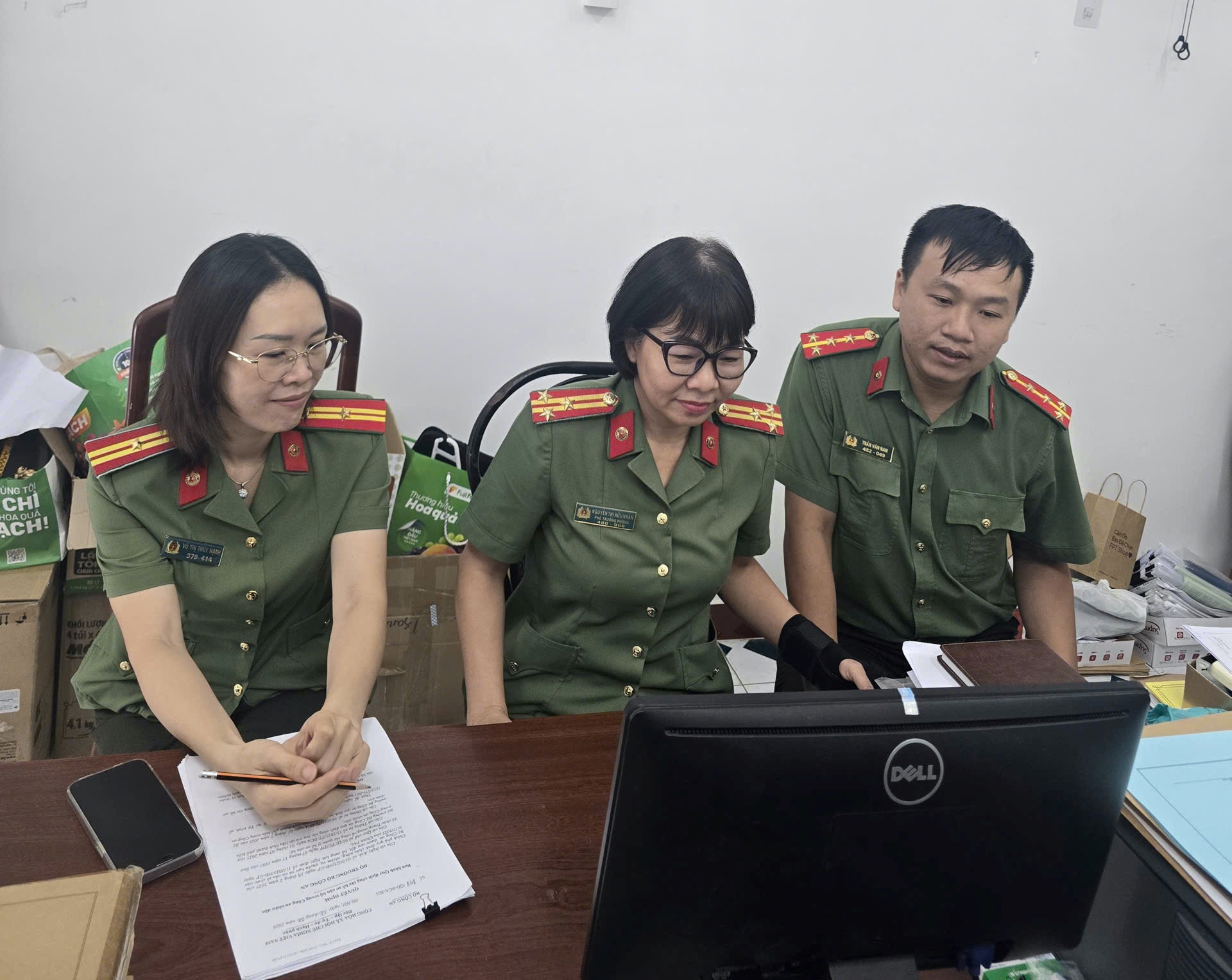 Phòng Tổ chức cán bộ hoàn thành khoá tập huấn Công tác hồ sơ cán bộ trên nền tảng Chuyển đổi số Công an nhân dân
