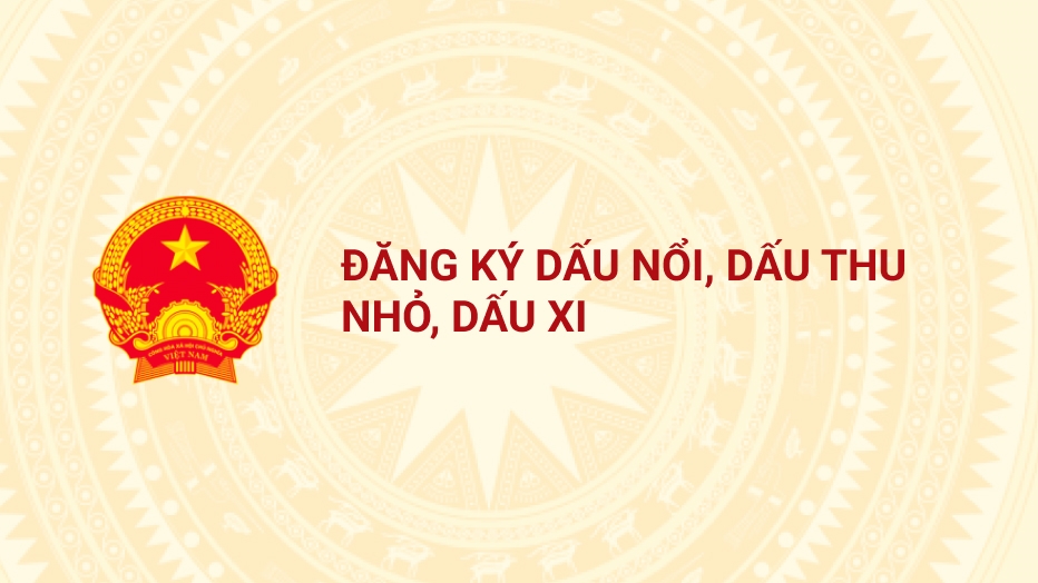 ĐĂNG KÝ DẤU NỔI, DẤU THU NHỎ, DẤU XI