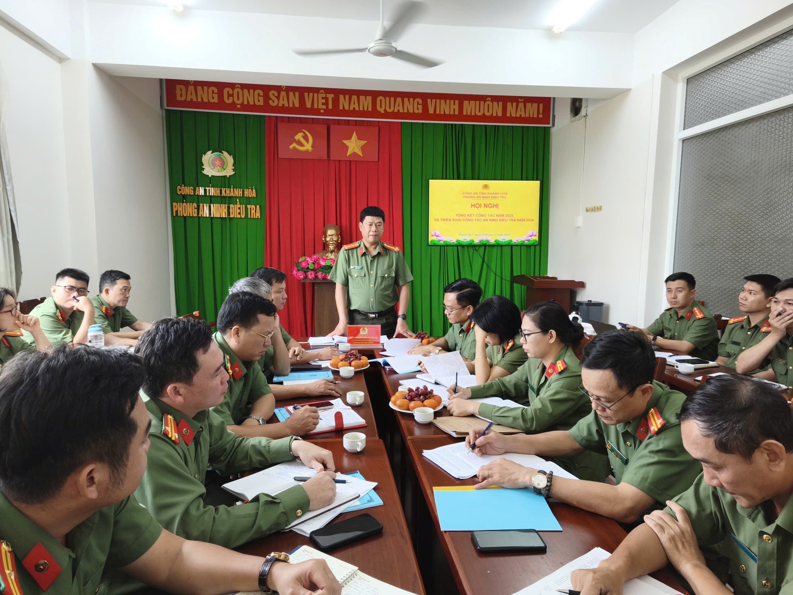 Phòng An ninh điều tra: Tổ chức Hội nghị triển khai chương trình nhiệm vụ năm 2026