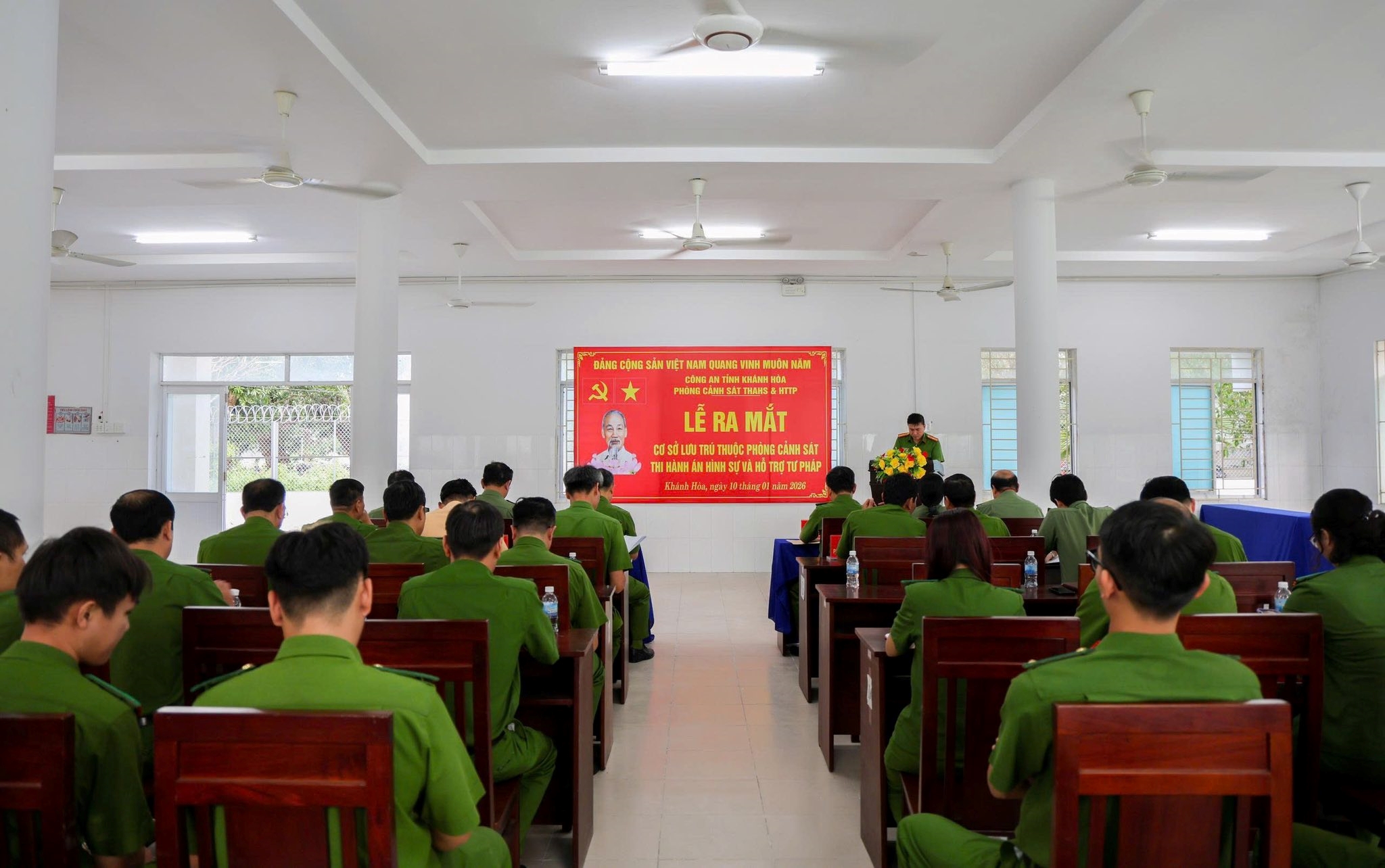 Công an tỉnh Khánh Hòa ra mắt cơ sở lưu trú thuộc Phòng Cảnh sát thi hành án hình sự và hỗ trợ tư pháp