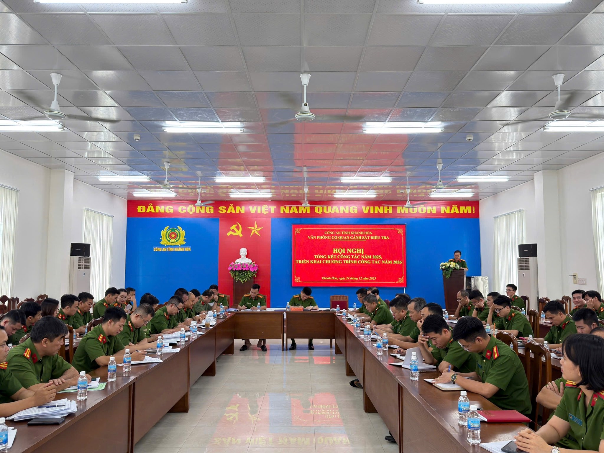 Văn phòng Cơ quan Cảnh sát điều tra tổ chức Hội nghị tổng kết công tác Công an năm 2025 và triển khai chương trình công tác năm 2026