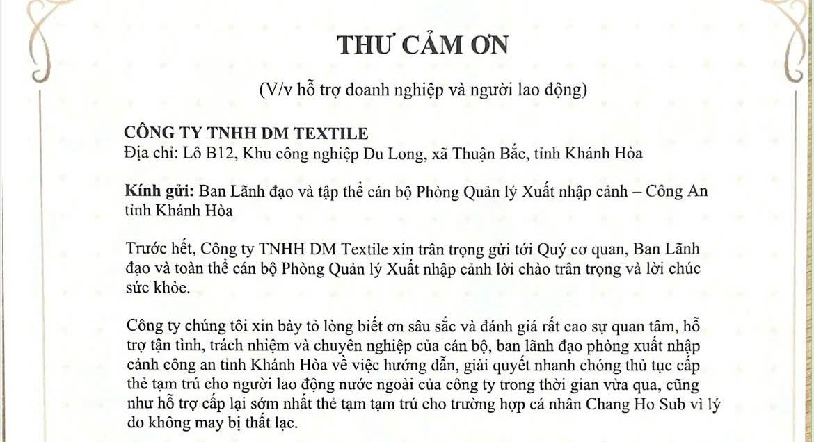 Kịp thời giải quyết thủ tục hành chính hỗ trợ doanh nghiệp, người lao động nước ngoài