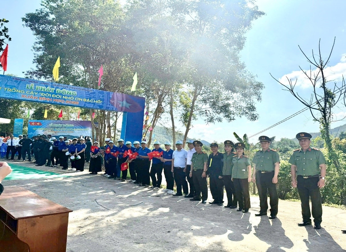 Công an tỉnh Khánh Hòa bảo đảm an ninh, an toàn phục vụ Lễ phát động “Tết trồng cây đời đời nhớ ơn Bác Hồ” nhân dịp Xuân Bính Ngọ năm 2026