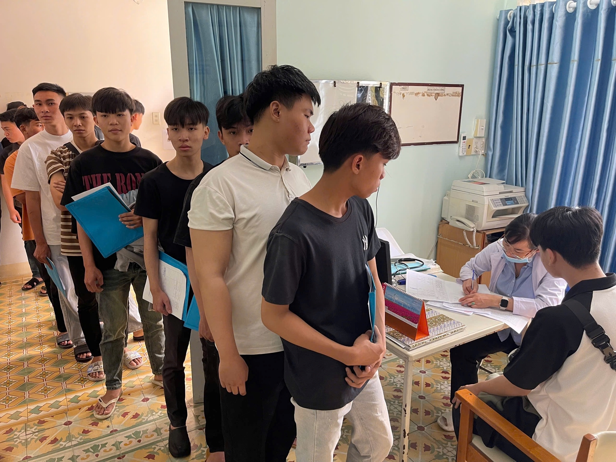 Tổ chức khám phúc tra sức khỏe công dân thực hiện nghĩa vụ tham gia Công an nhân dân năm 2026