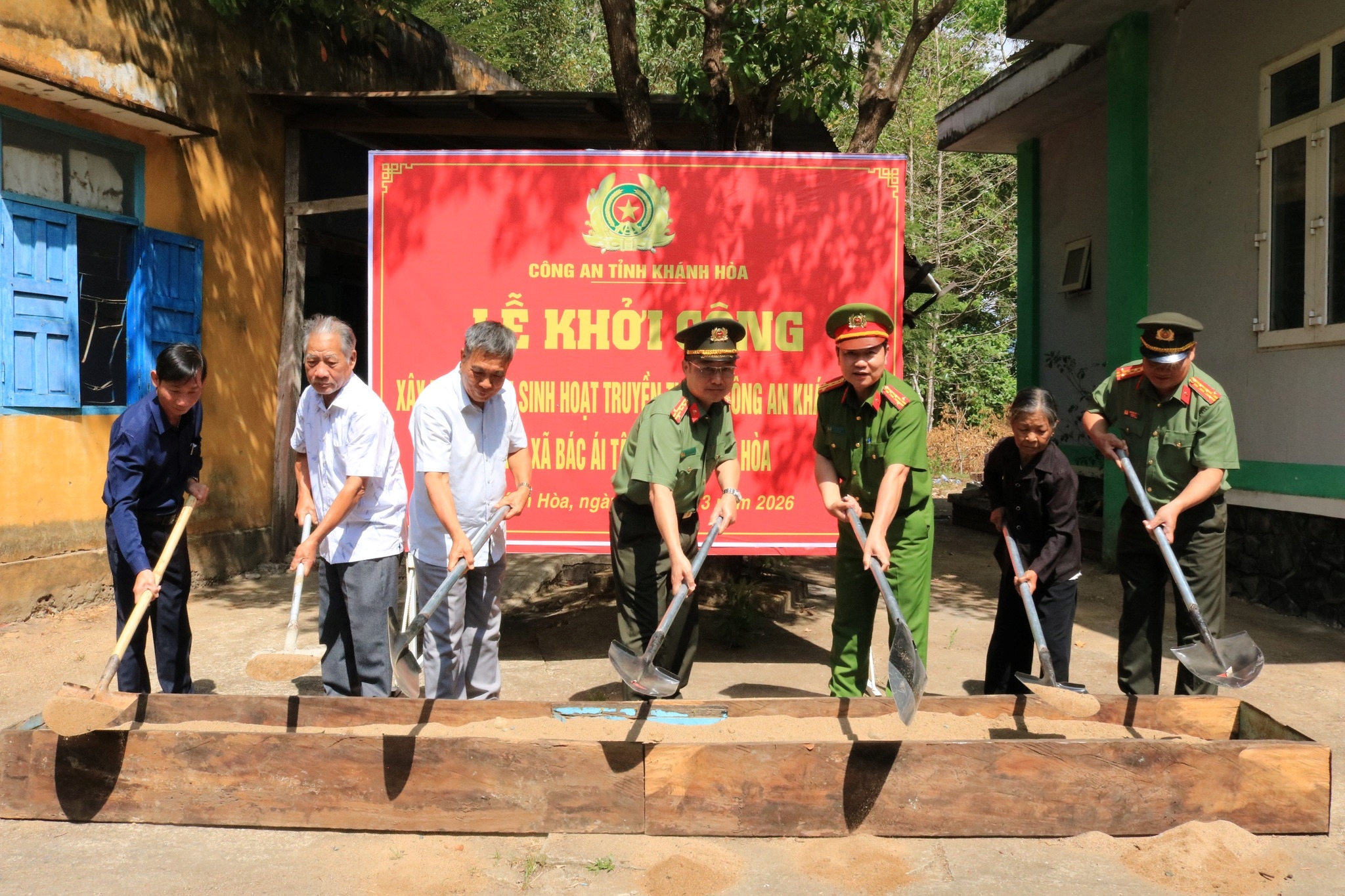 Khởi công xây dựng Điểm sinh hoạt truyền thống Công an tỉnh Khánh Hòa