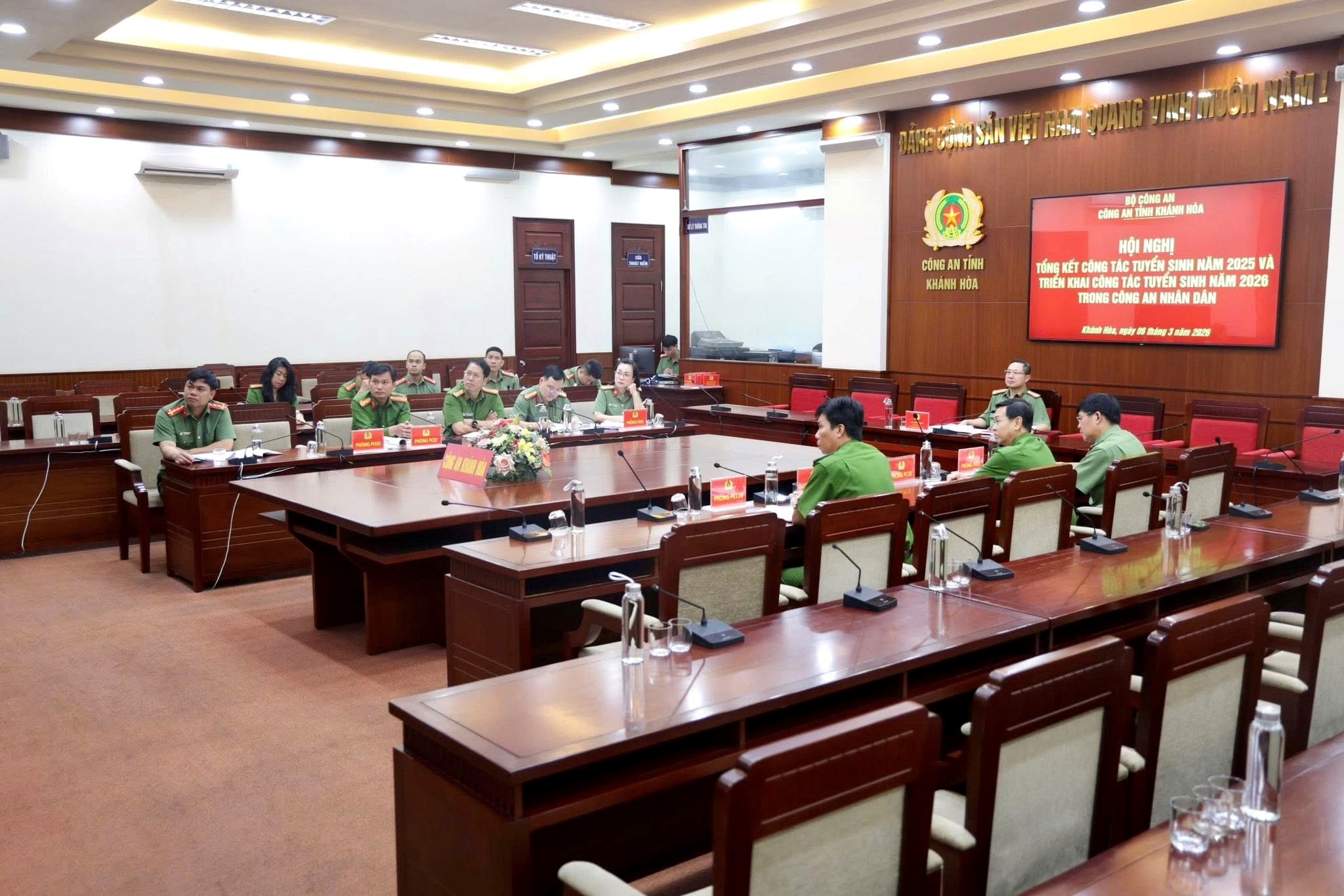 Hội nghị trực tuyến triển khai công tác tuyển sinh trong Công an nhân dân năm 2026