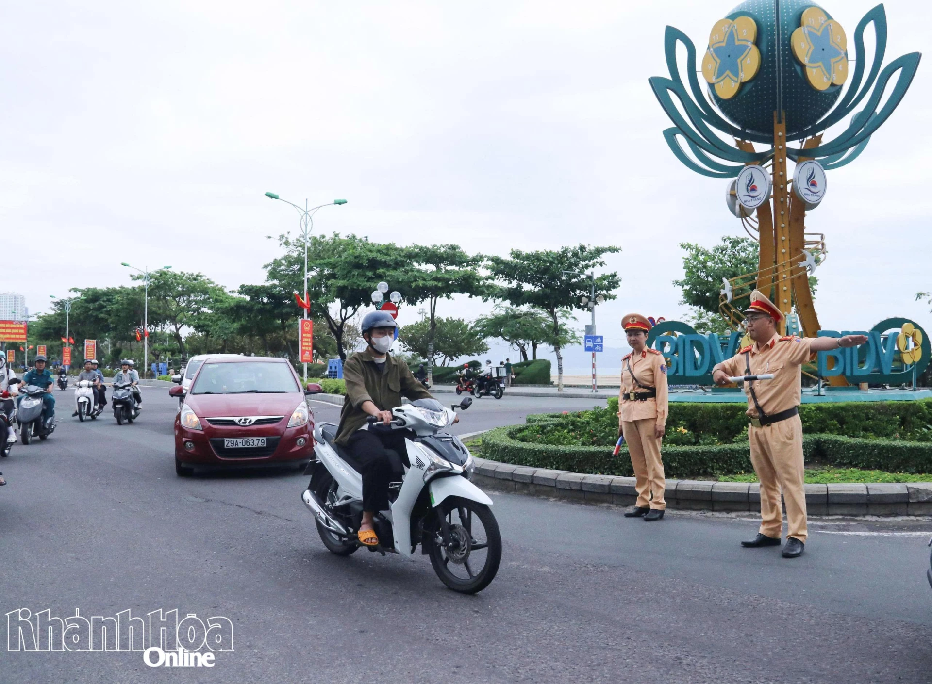 Lực lượng Cảnh sát giao thông bảo đảm trật tự an toàn giao thông phục vụ bầu cử