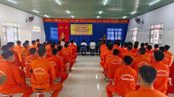Khai giảng lớp đào tạo nghề cho học viên tại 02 cơ sở cai nghiện ma túy tỉnh Khánh Hòa