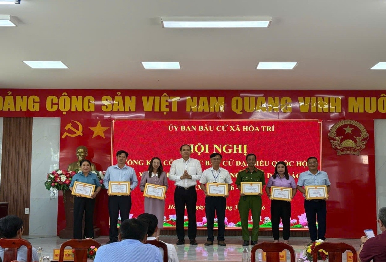 Công an xã Hòa Trí chủ động triển khai lực lượng bảo đảm an ninh, an toàn bầu cử Đại biểu quốc hội khóa XVI và đại biểu HĐND các cấp nhiệm kỳ 2026–2031