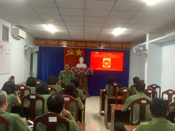 Phòng Hồ sơ nghiệp vụ Công an tỉnh Khánh Hòa sôi nổi hưởng ứng tuần 2 cuộc thi trực tuyến tìm hiểu về Bầu cử Quốc hội và Hội đồng nhân dân các cấp.