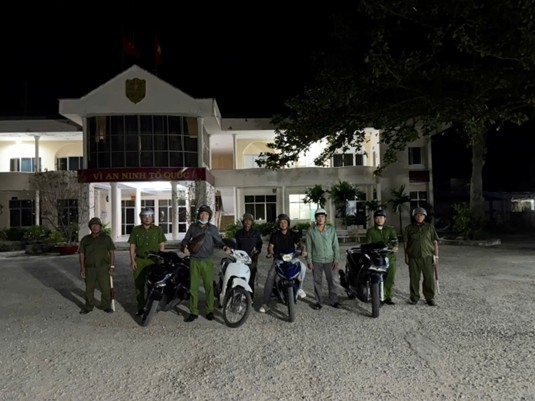 Công an xã Ninh Phước tăng cường tuần tra kiểm soát bảo đảm an ninh trật tự trên địa bàn
