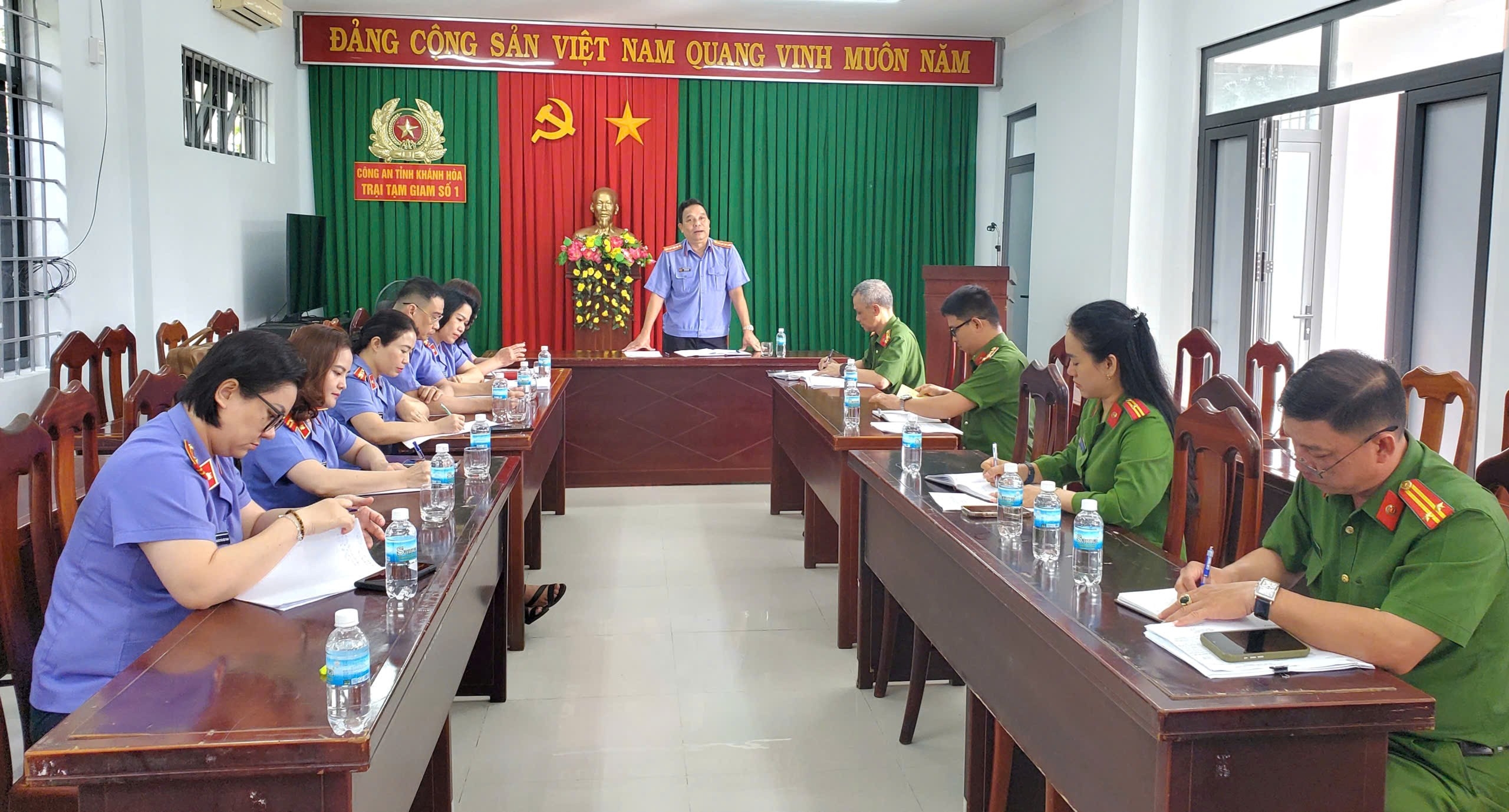 Kiểm sát công tác tạm giữ, tạm giam và thi hành án hình sự tại trại tạm giam số 1, Công an tỉnh Khánh Hòa