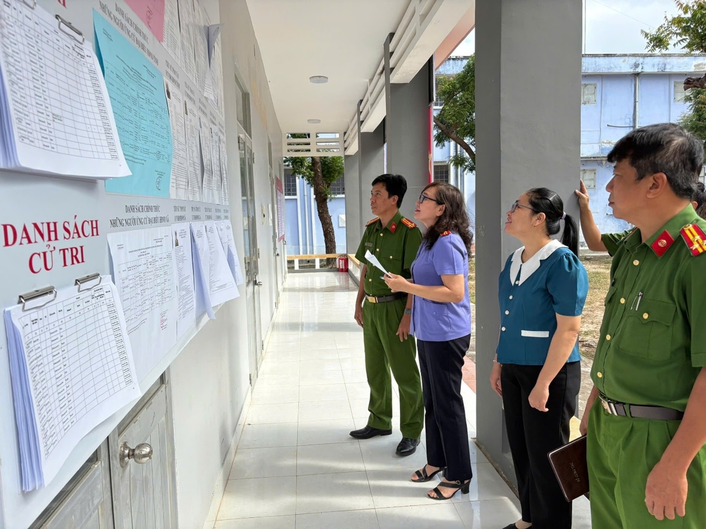 Kiểm tra việc thực hiện quyền bầu cử của người bị tạm giữ, tạm giam tại Trại tạm giam số 2, Công an tỉnh Khánh Hòa