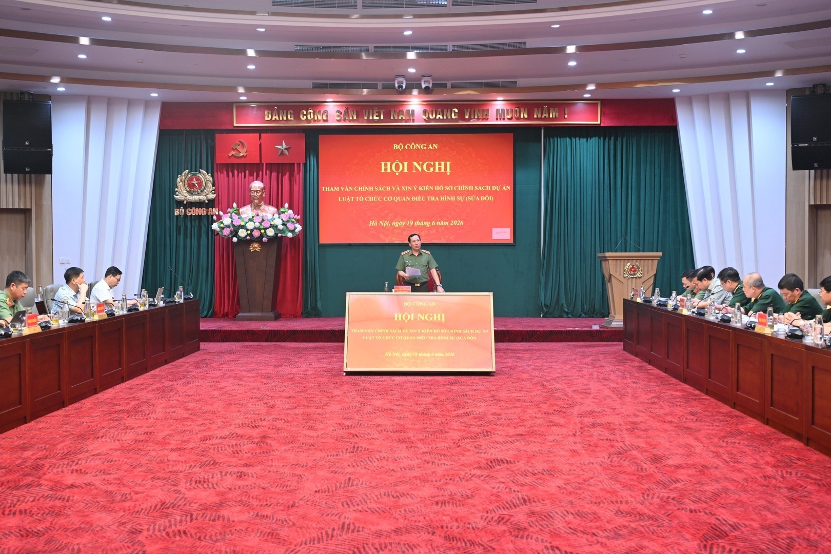 Hội nghị tham vấn chính sách dự án Luật Tổ chức cơ quan điều tra hình sự (sửa đổi)