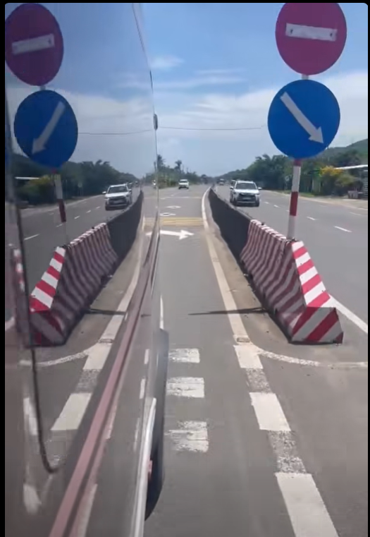 Xử phạt lái xe ô tô con đi ngược chiều trên Quốc lộ 1