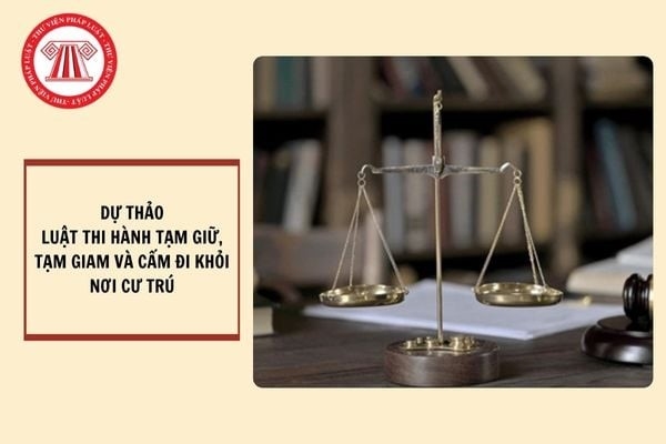 Một số điểm chính mới nổi bật của Dự thảo Luật Thi hành tạm giữ, tạm giam và cấm đi khỏi nơi cư trú.