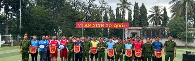 Khai mạc giải bóng đá Cụm thi đua số 9 - Công an tỉnh Khánh Hòa