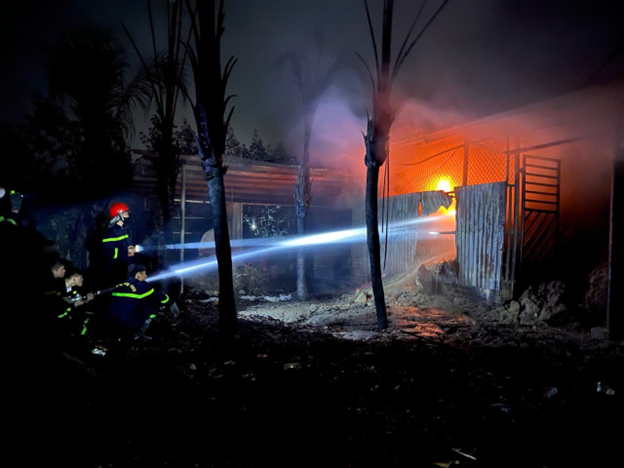 Đảm bảo an toàn phòng cháy, chữa cháy và cứu nạn, cứu hộ tại Làng nghề Trầm Hương tại xã Vạn Thắng