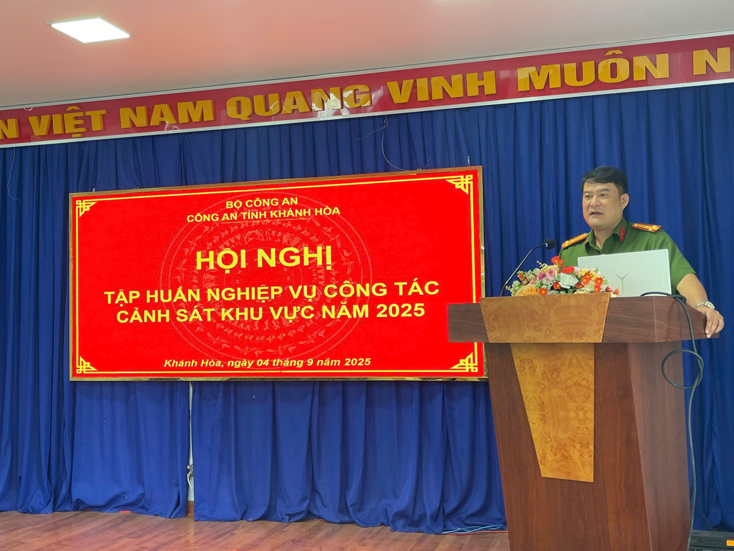 Tập huấn nghiệp vụ công tác Cảnh sát khu vực năm 2025