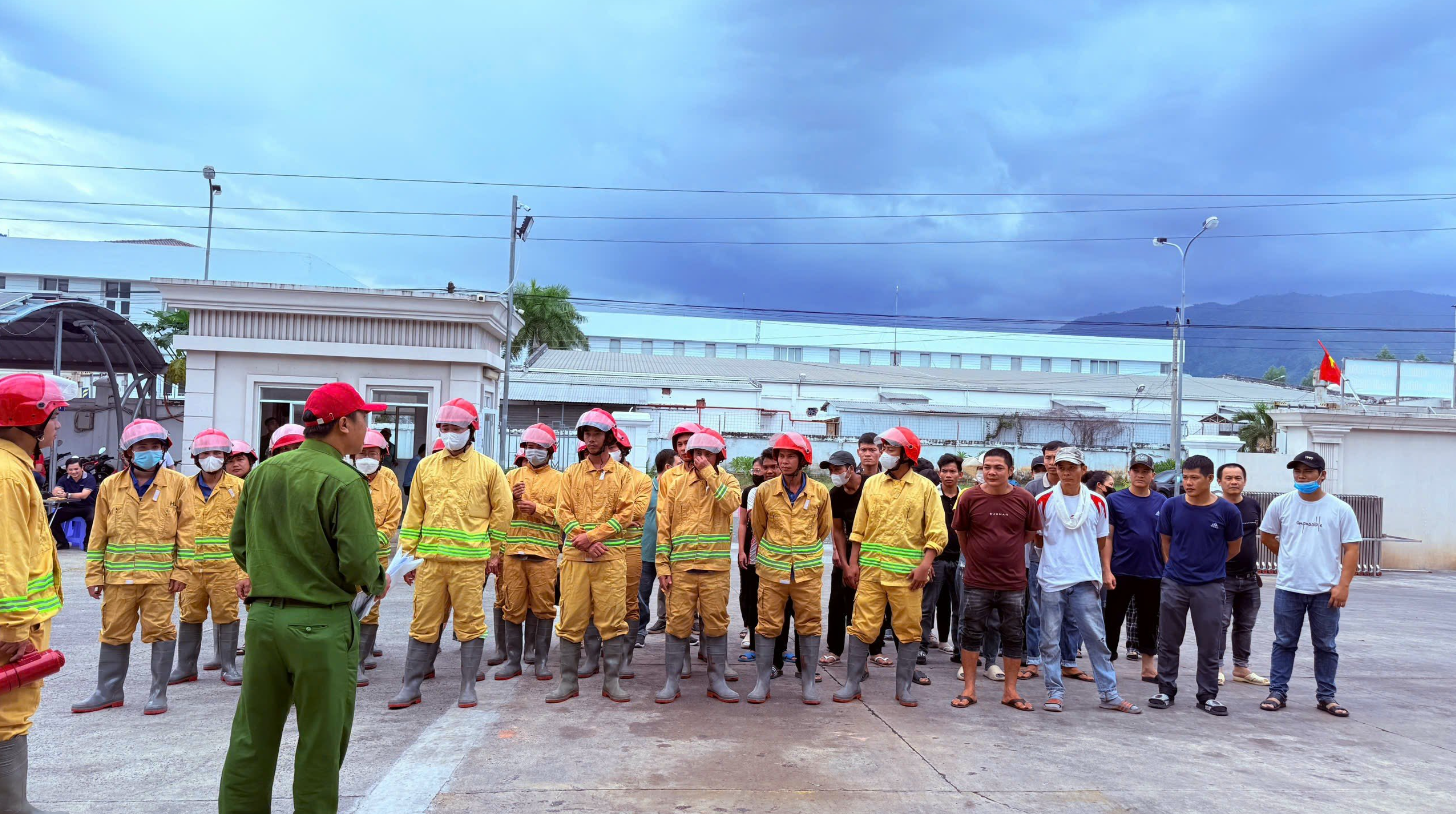 Thực tập phương án chữa cháy và cứu nạn, cứu hộ tại Công ty TNHH MARISO Việt Nam