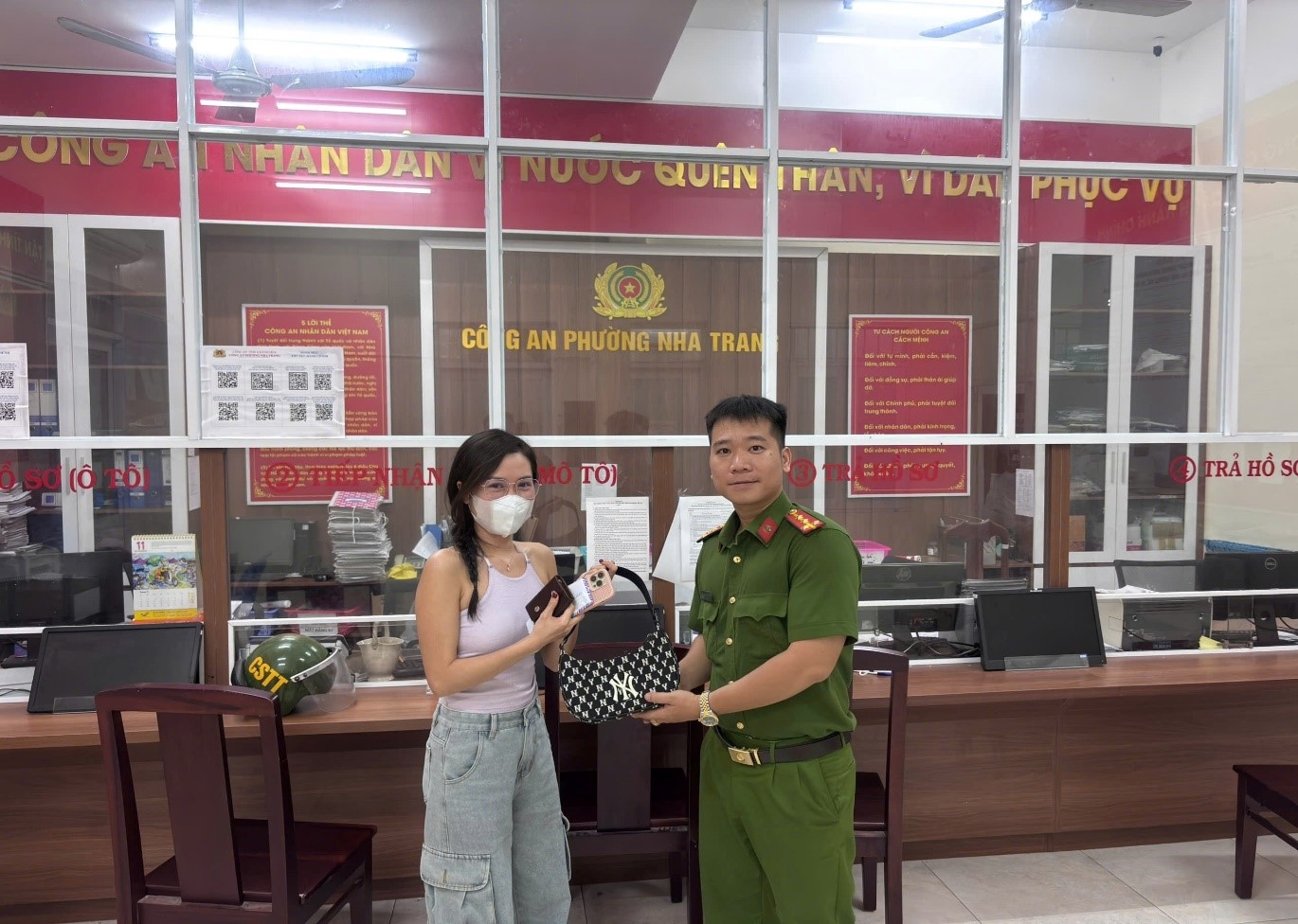 Thư cảm ơn và sự ghi nhận của người dân đối với Công an phường Nha Trang