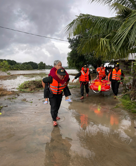 Phòng Cảnh sát cơ động: Tham gia cứu nạn, cứu hộ mưa diện rộng