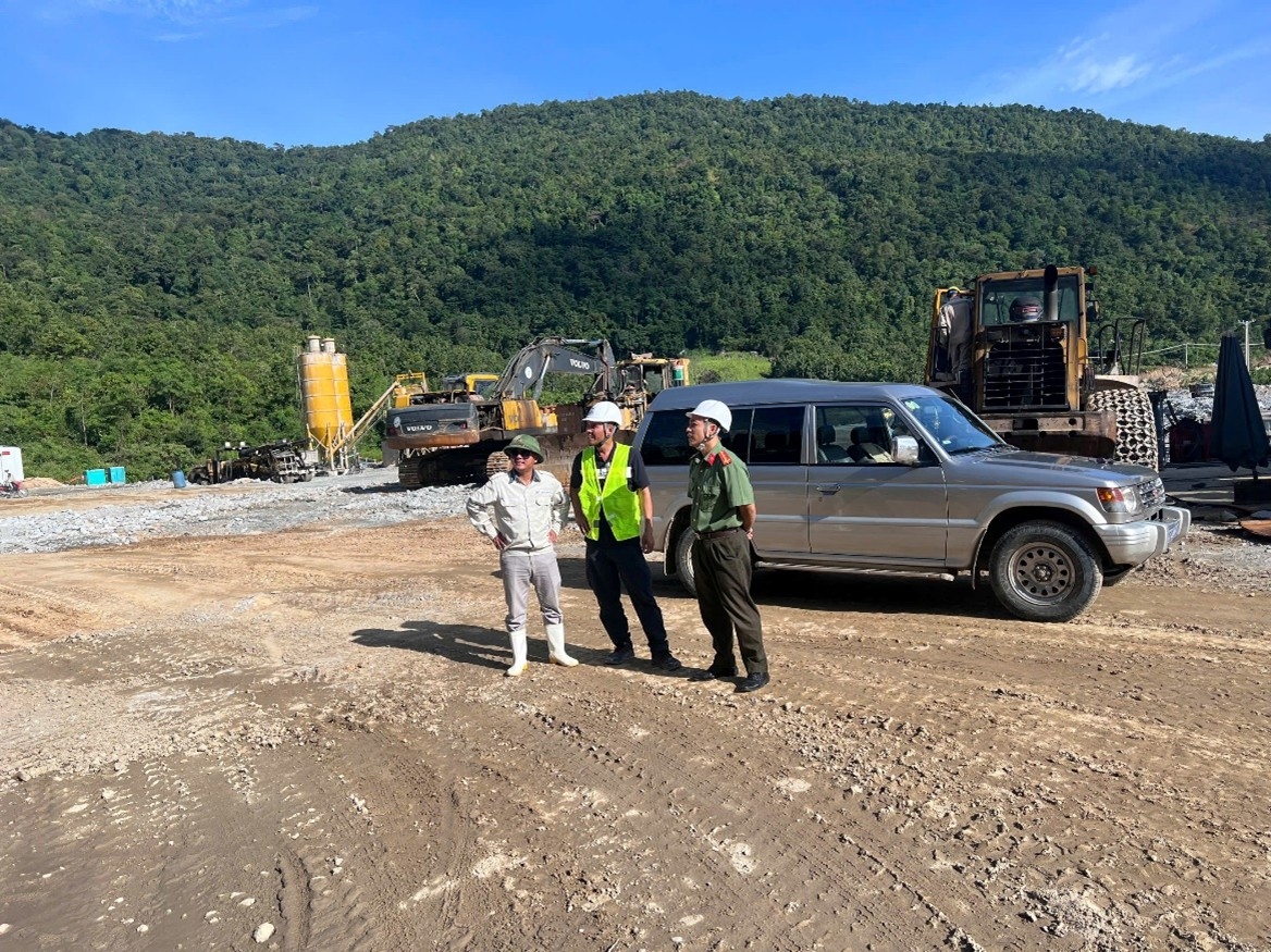 Phòng An ninh kinh tế phối hợp đảm bảo tiến độ dự án thủy điện tích năng Bác Ái