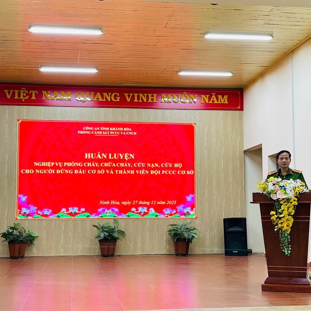 Nâng cao kỹ năng phòng cháy, chữa cháy và cứu nạn, cứu hộ cho các cơ sở giáo dục trên địa bàn.