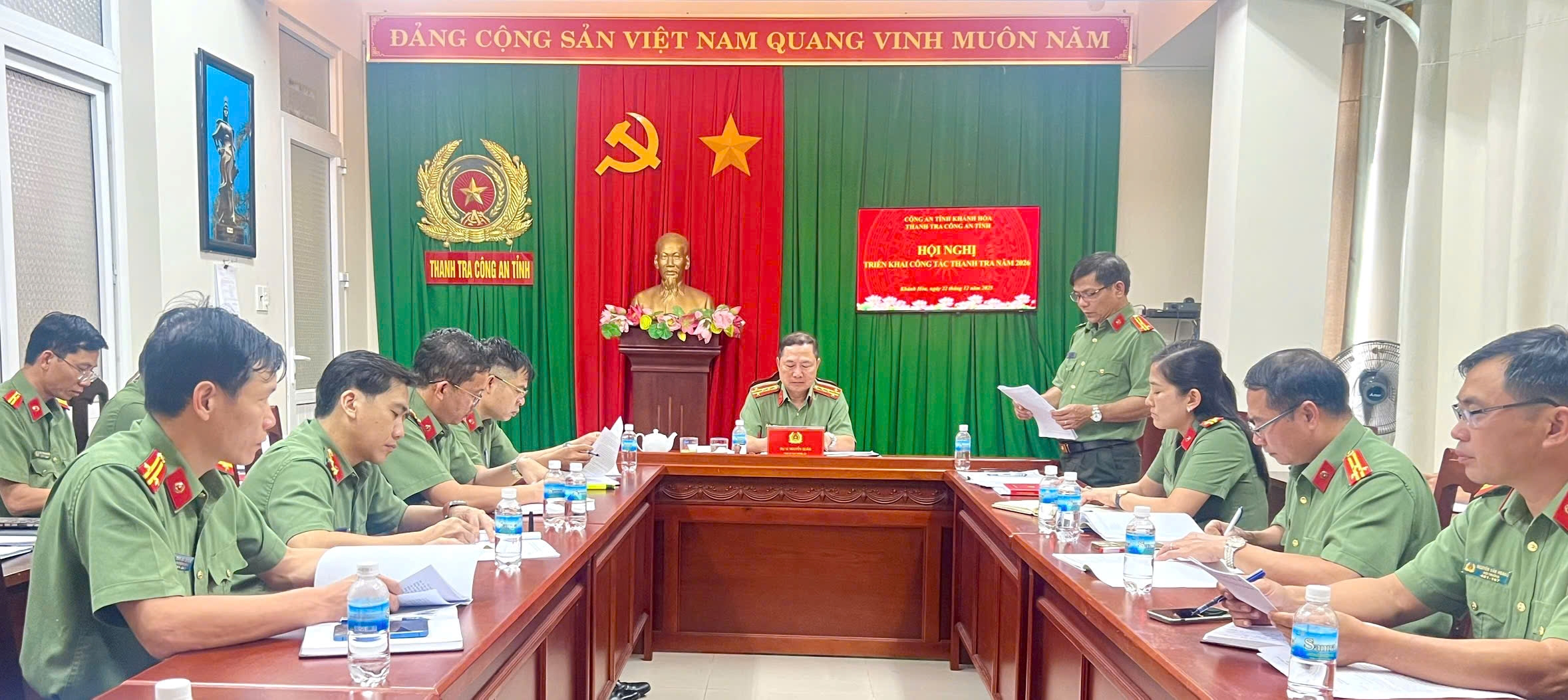 Thanh tra Công an tỉnh: Tổ chức Hội nghị triển khai công tác năm 2026