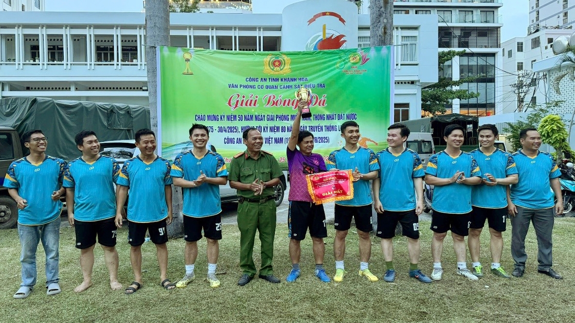 Văn phòng cơ quan cảnh sát điều tra tổ chức giải bóng đá chào mừng các ngày lễ lớn