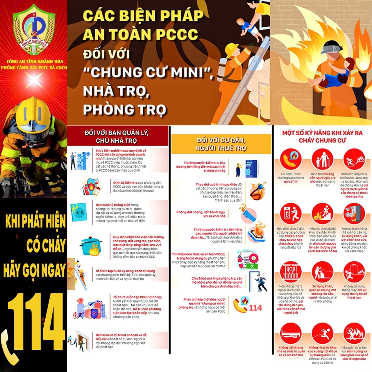 Khuyến cáo biện pháp an toàn phòng cháy chữa cháy đối với loại hình nhà trọ, nhà cho thuê để ở, khu nhà ở kết hợp nhiều căn hộ