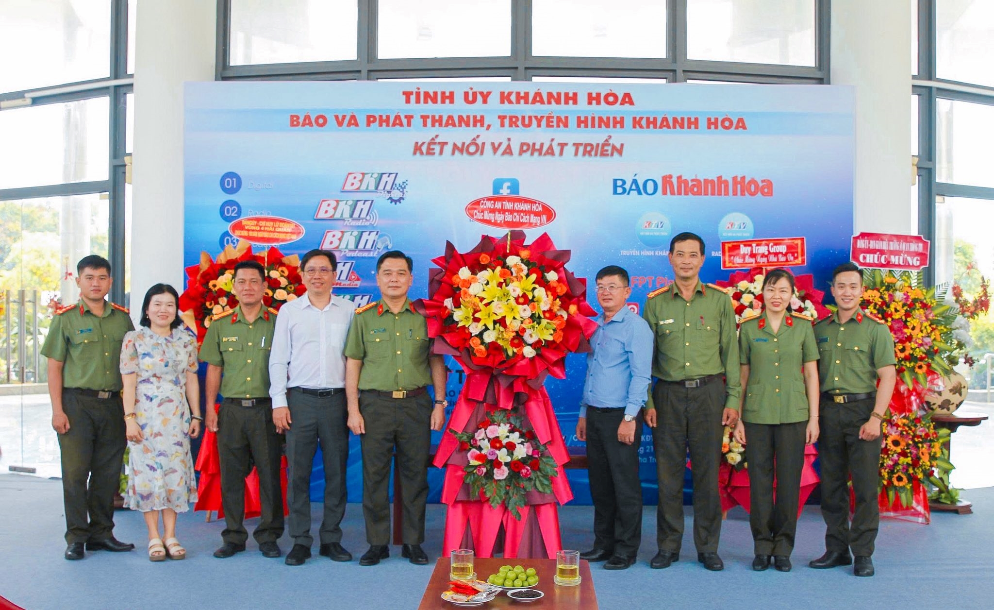 Công an tỉnh Khánh Hoà thăm chúc mừng các cơ quan báo chí