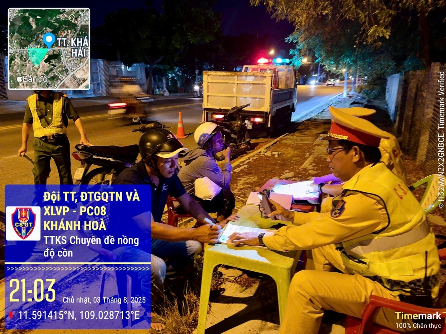 Kết quả 03 ngày ra quân thực hiện cao điểm của lực lượng Cảnh sát giao thông Công an Khánh Hòa