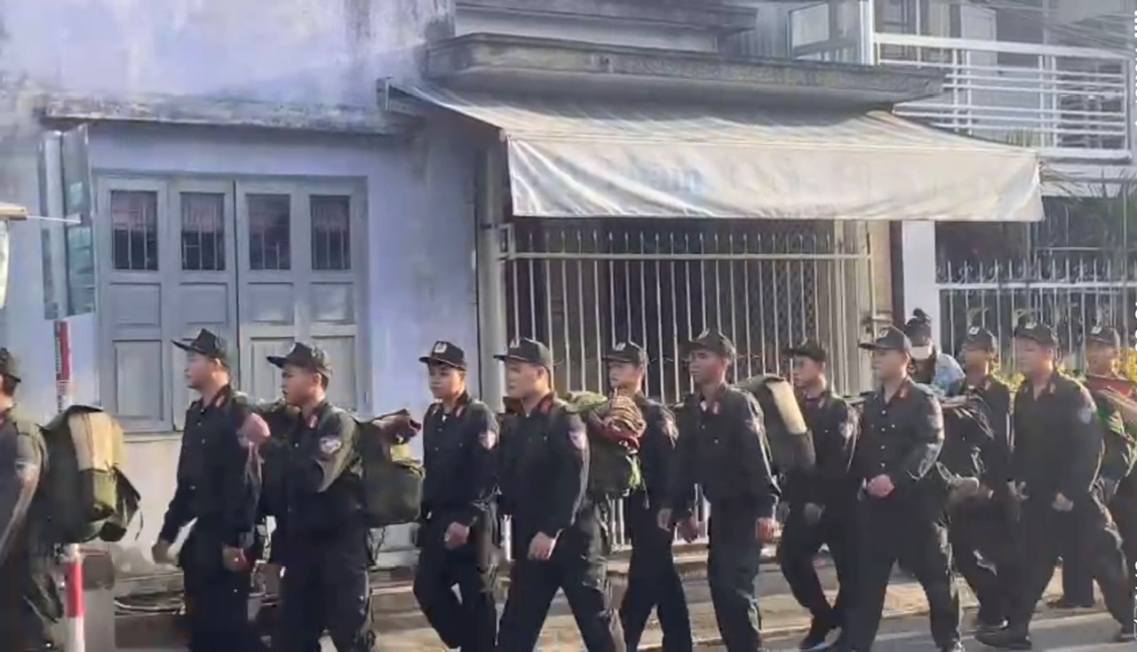 Phòng cảnh sát cơ động tổ chức hành quân dã ngoại năm 2025