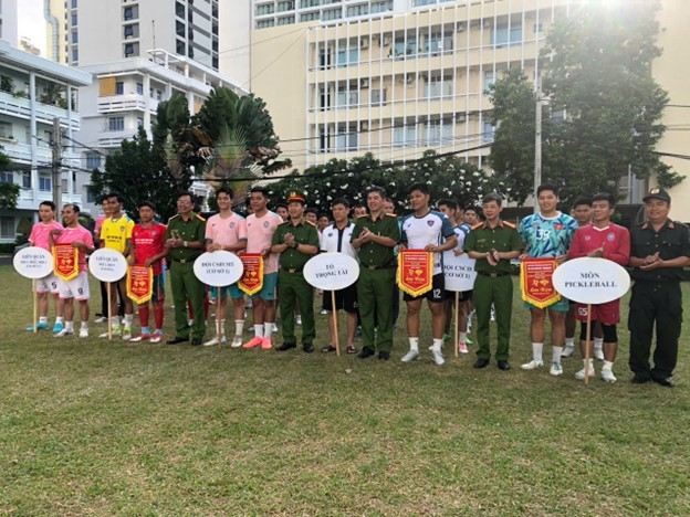 Phòng Cảnh sát cơ động  tổ chức Hội thao Bóng đá – Pickleball
