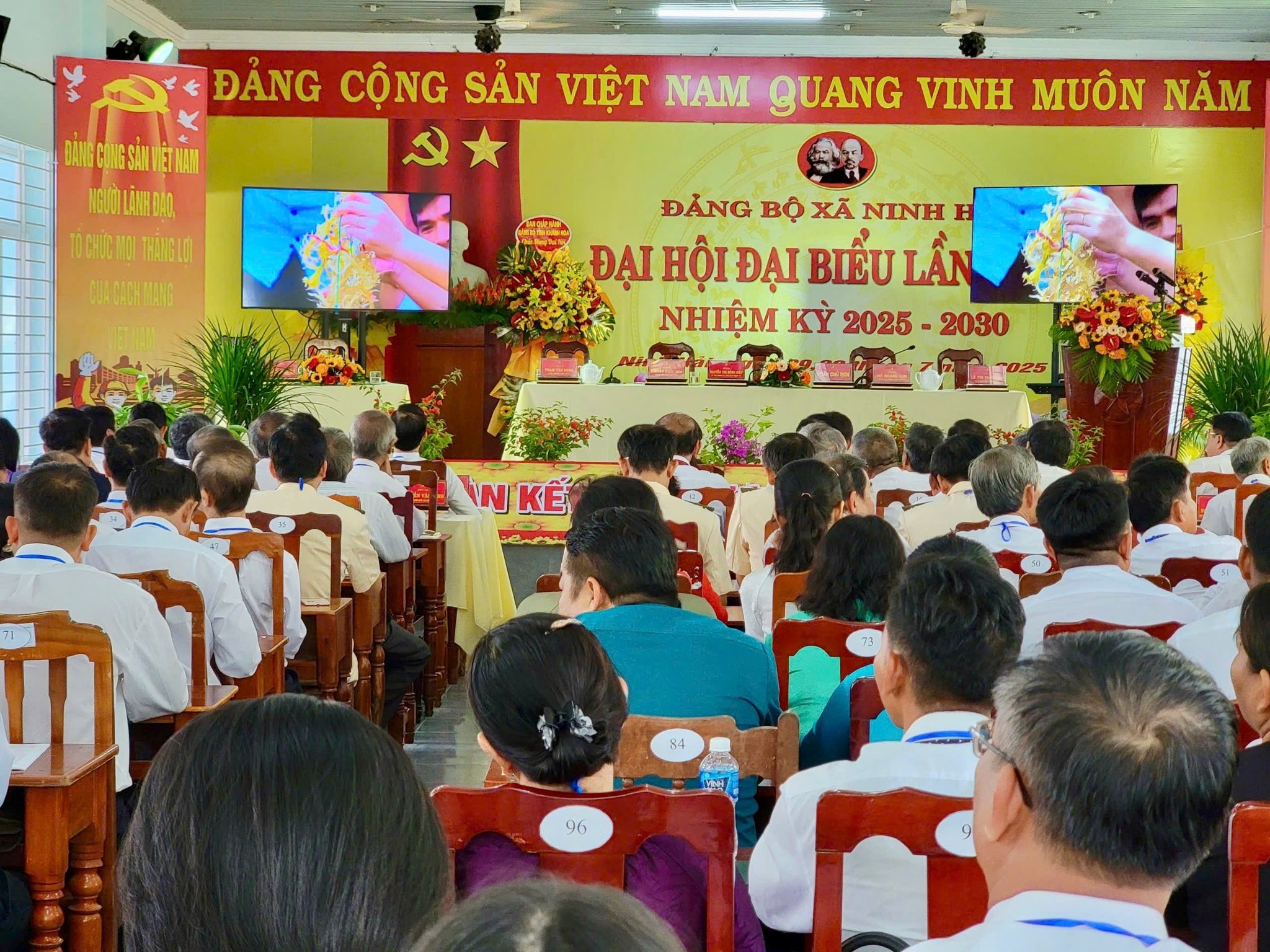 Công an xã Ninh Hải tăng cường công tác đảm bảo an ninh trật tự phục vụ Đại hội Đảng bộ xã Ninh Hải lần thứ I, nhiệm kỳ 2025 - 2030