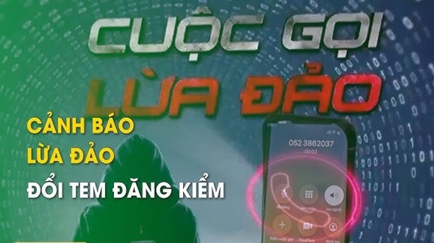 Cảnh báo thủ đoạn lừa đảo mạo danh “Cục Đăng kiểm Việt Nam” để đổi tem kiểm định xe.