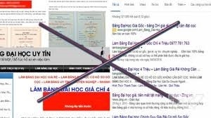 Cảnh báo tội phạm mua bán, làm giả văn bằng, chứng chỉ trên mạng