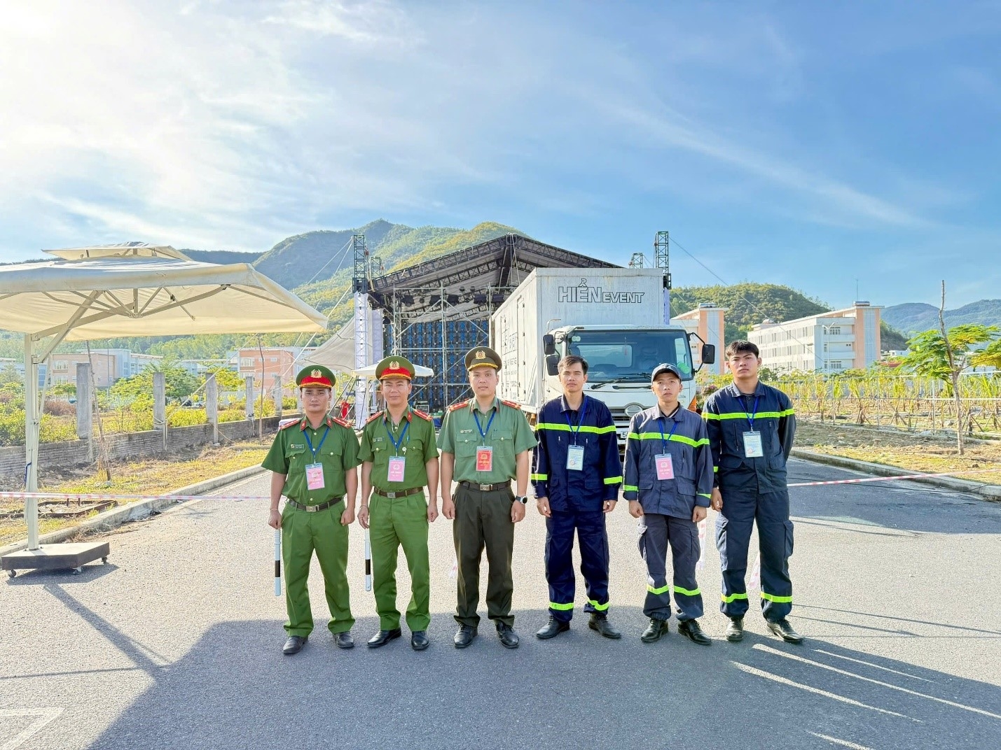 Công an tỉnh khánh hòa đảm bảo an ninh trật tự lễ khởi công 04 dự án trọng điểm