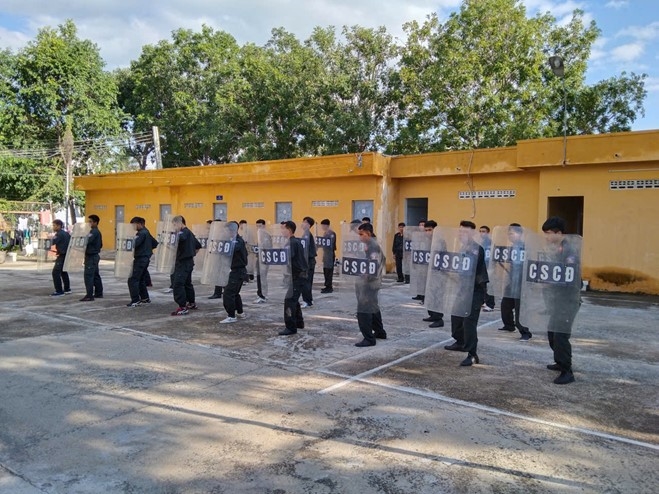 Huấn luyện nâng cao – Nâng tầm bản lĩnh cán bộ, chiến sĩ Cảnh sát cơ động Công an tỉnh Khánh Hòa