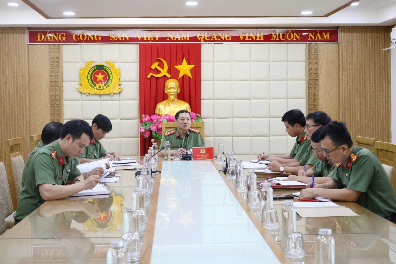 Ủy ban Kiểm tra Đảng ủy Công an tỉnh tổ chức Hội nghị lần thứ I, nhiệm kỳ 2025 - 2030