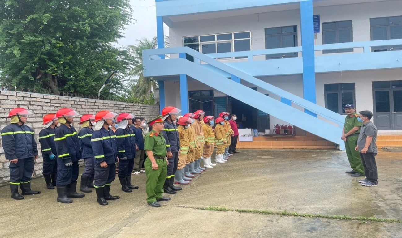 Thực tập phương án chữa cháy, cứu nạn, cứu hộ tại Công ty TNHH thực phẩm Nhất Nguyên