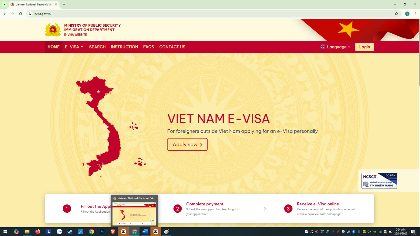 Một số lưu ý đối với người nước ngoài nhập cảnh bằng thị thực điện tử