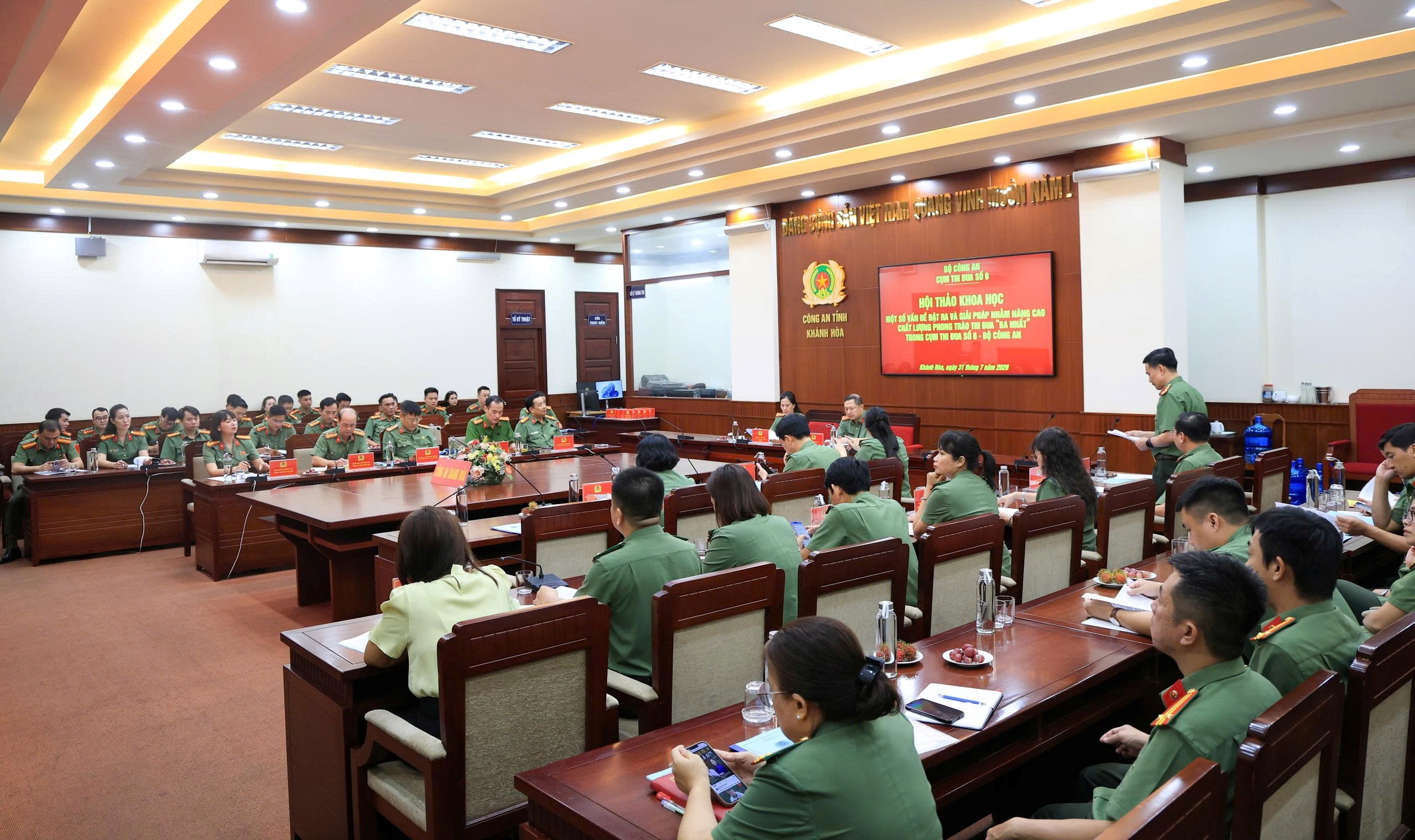 Cụm thi đua số 6 tổ chức hội thảo khoa học tìm giải pháp nâng cao chất lượng phong trào thi đua “Ba Nhất”