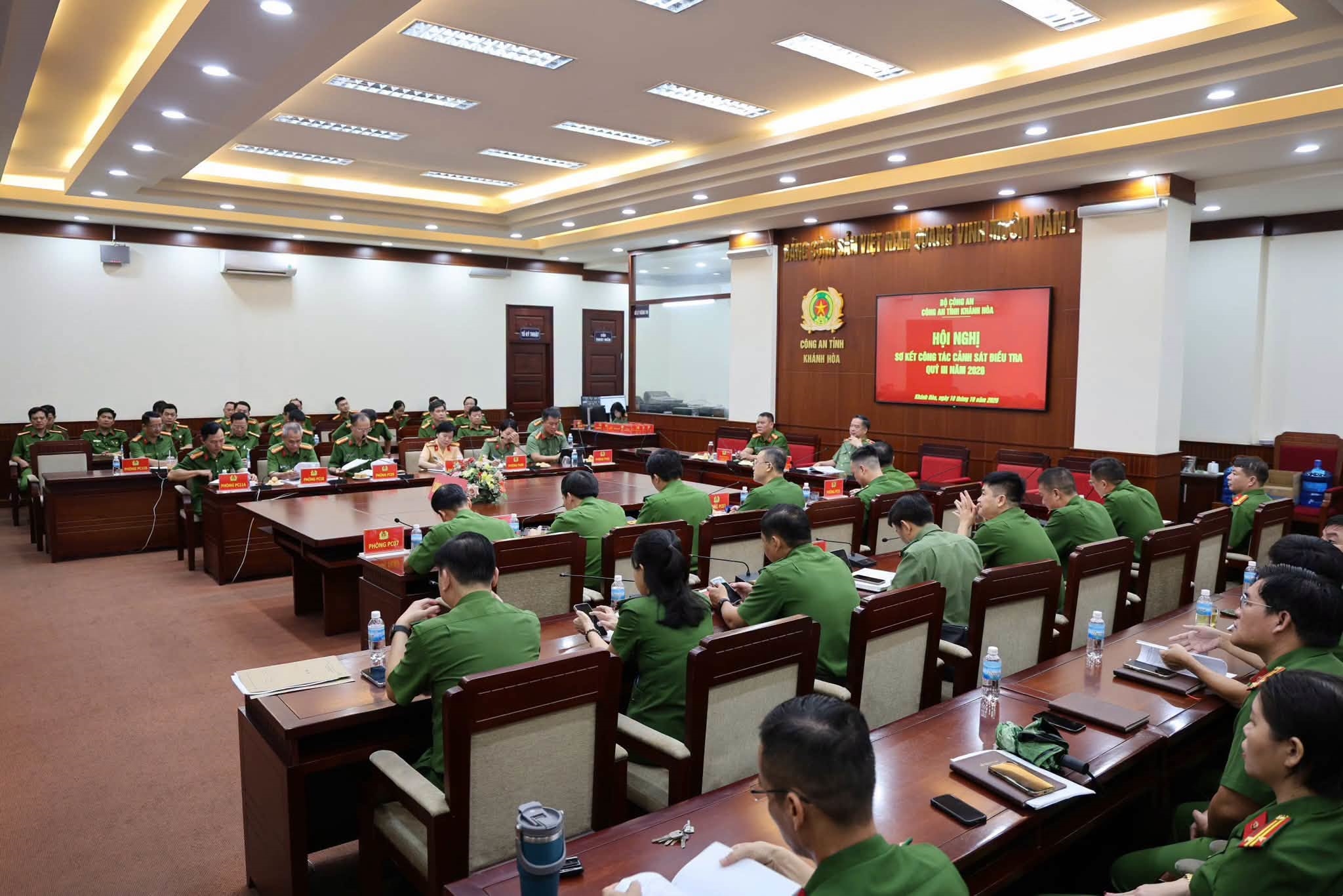 Bộ Công an tổ chức sơ kết công tác Cảnh sát điều tra quý III/2026